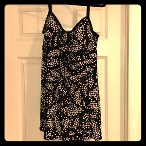 Black and White One Piece Bathing Suit